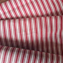 全棉色织条纹面料服装围裙手袋化妆包鞋材家居抱枕工艺品装饰布料