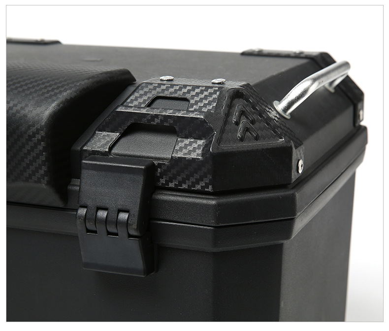 Cross-Border First-Generation 36-Liter Aluminum Handlebar Motorcycle Tail Box Waterproof Universal Electric Vehicle Trunk Waterproof Storage Box