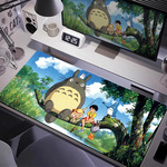 卡通动漫大号鼠标垫高颜值办公学习电竞电脑桌垫吸水防滑耐脏锁边