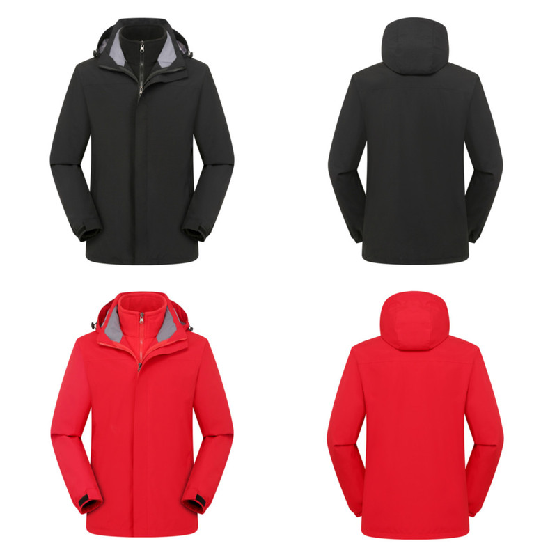 Autumn and winter solid color polar fleece liner detachable liner detachable outdoor sports jacket for men and women