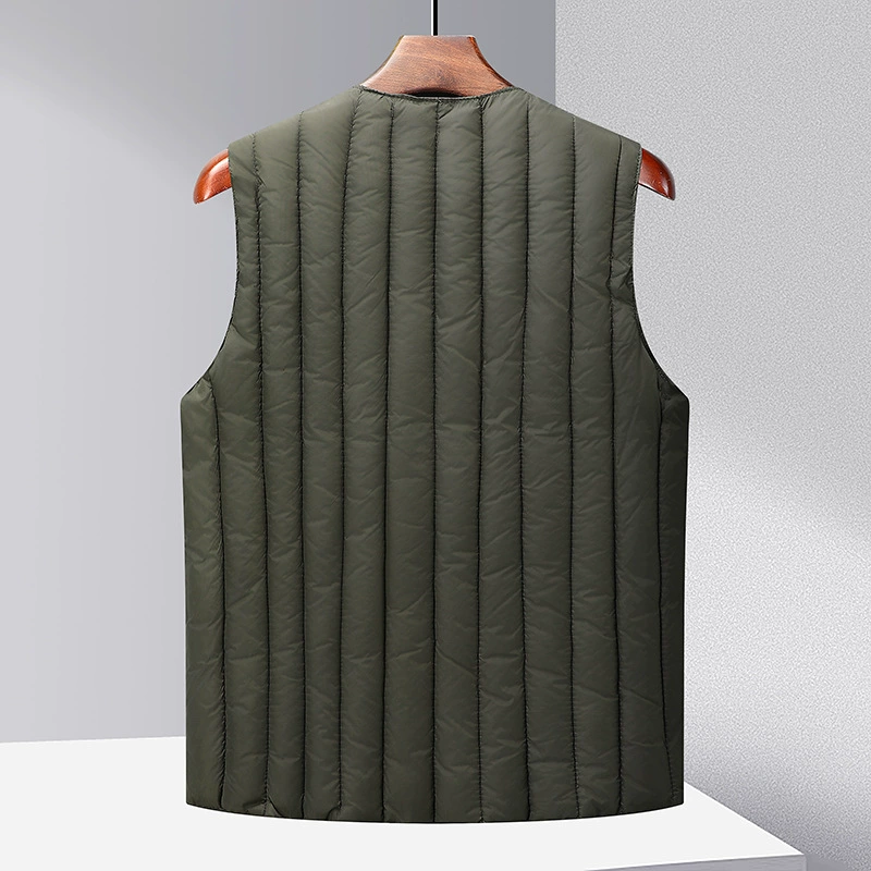 Winter down jacket, men's keep warm vest, for middle-aged man, for middle age