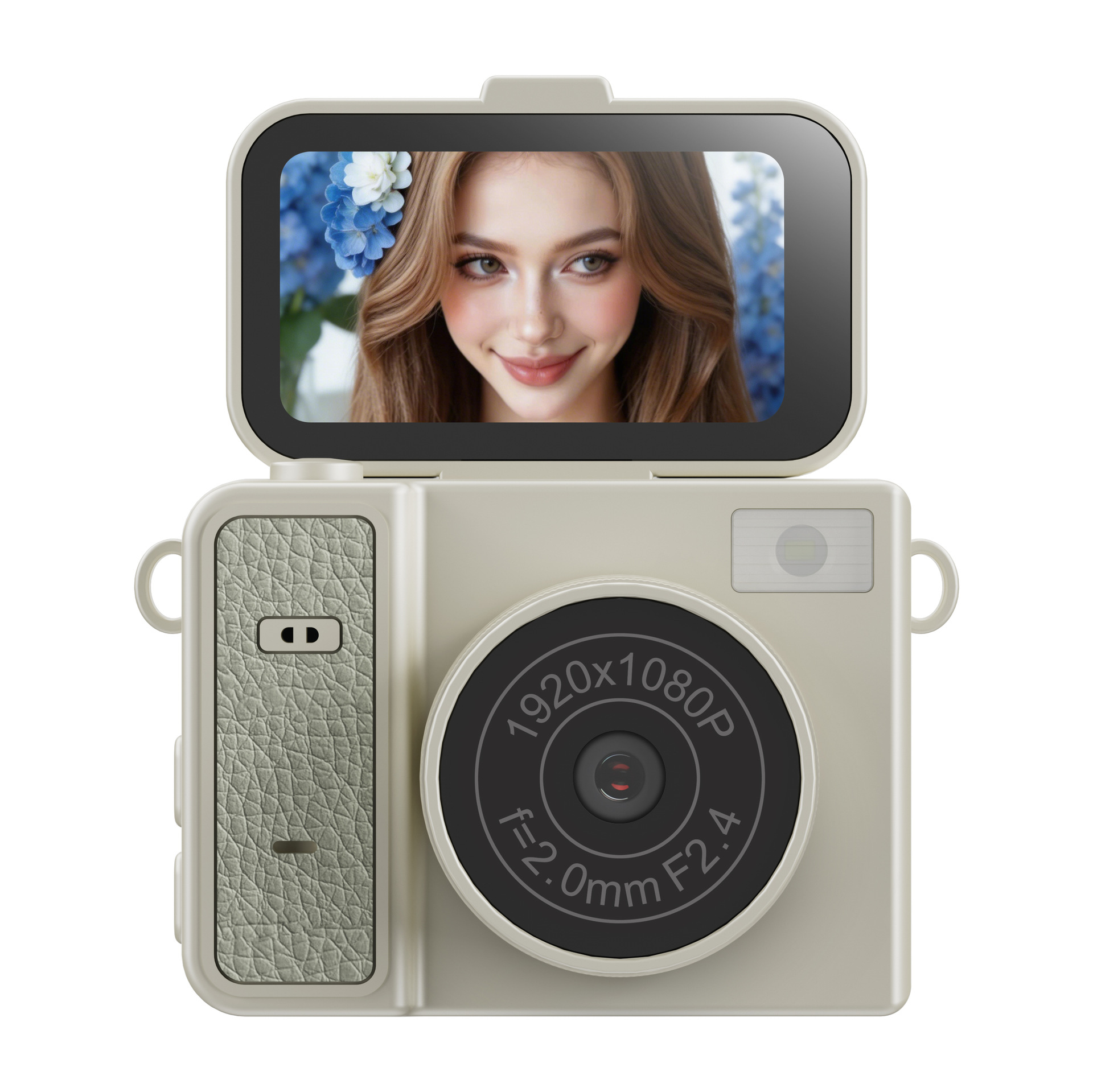 Cámara digital de alta definición con pantalla giratoria de alto píxel mini cámara pequeña CCD retro mini cámara digital pequeña image 10