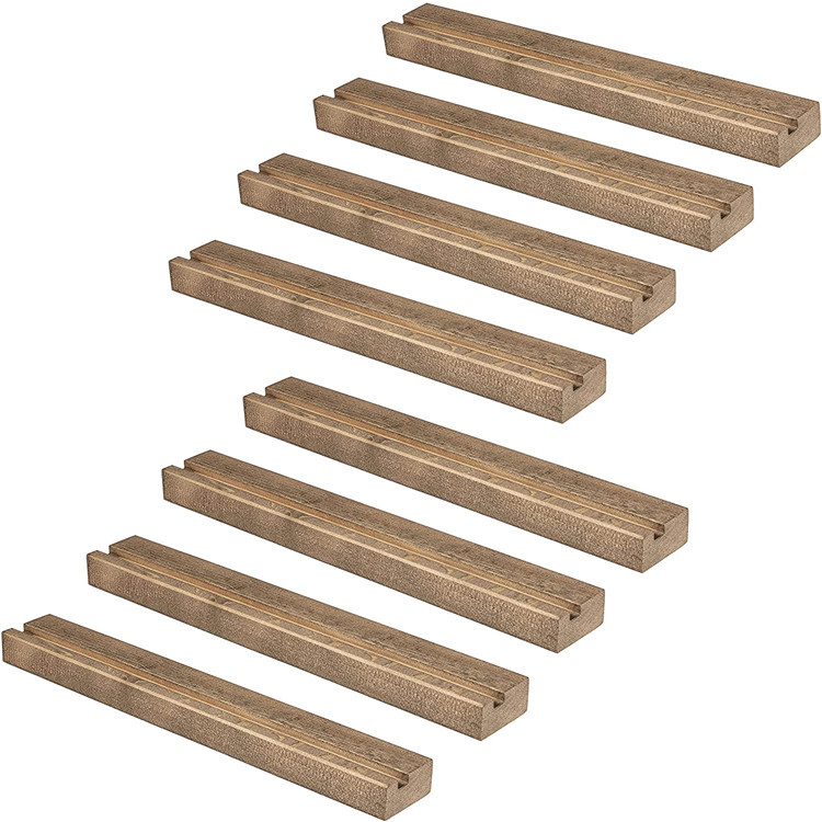 Titular de registro de pino montado en la pared vintage madera vinilo registro rack de almacenamiento