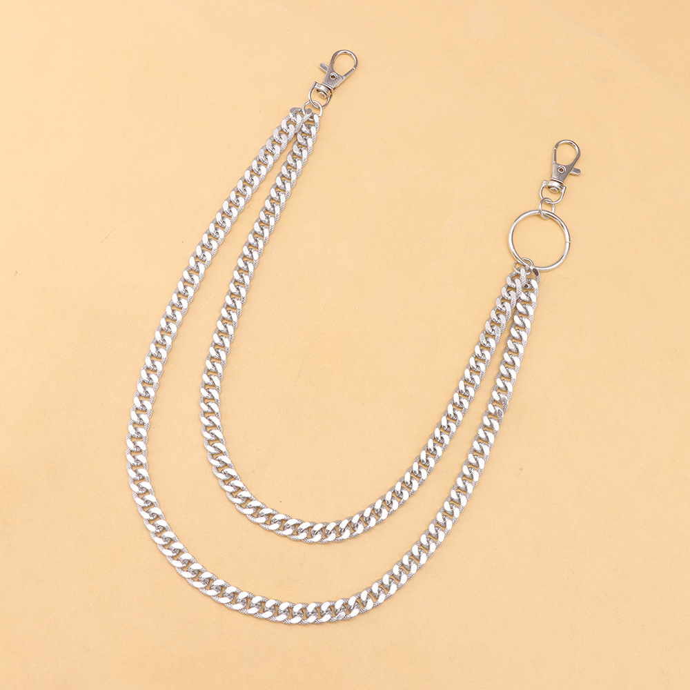 Двухслойная цепочка для брюк White k