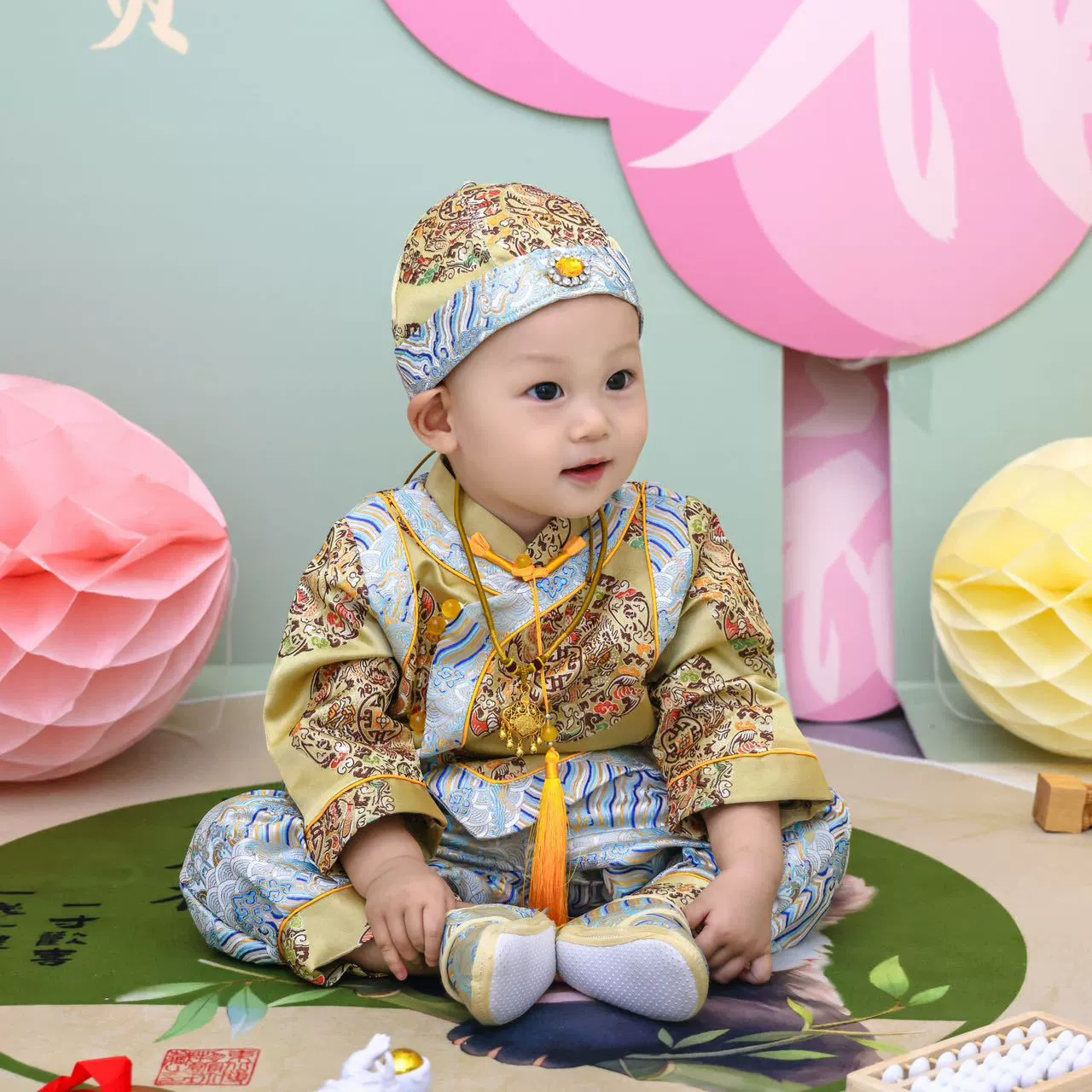 2024 Новый китайский стиль в китайском стиле платье для мужчин и женщин