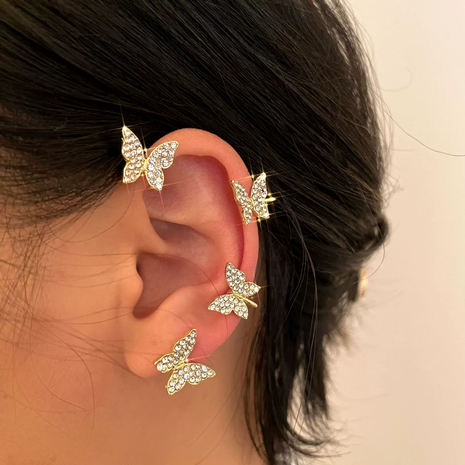Творческие серьги-ушёлочки, пирсинг, дизайнерские серьги, Aliexpress