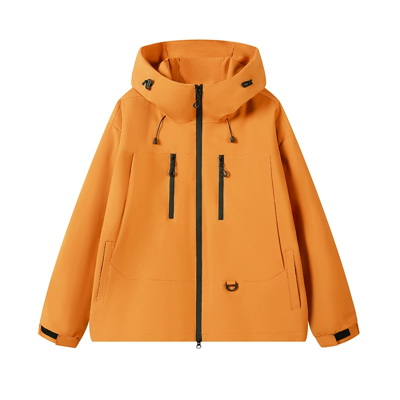 Мужские и женские куртки для активного отдыха, весенне-осенние универсальные свободные ветрозащитные куртки с капюшоном для спорта на открытом воздухе, оптовая продажа через границу