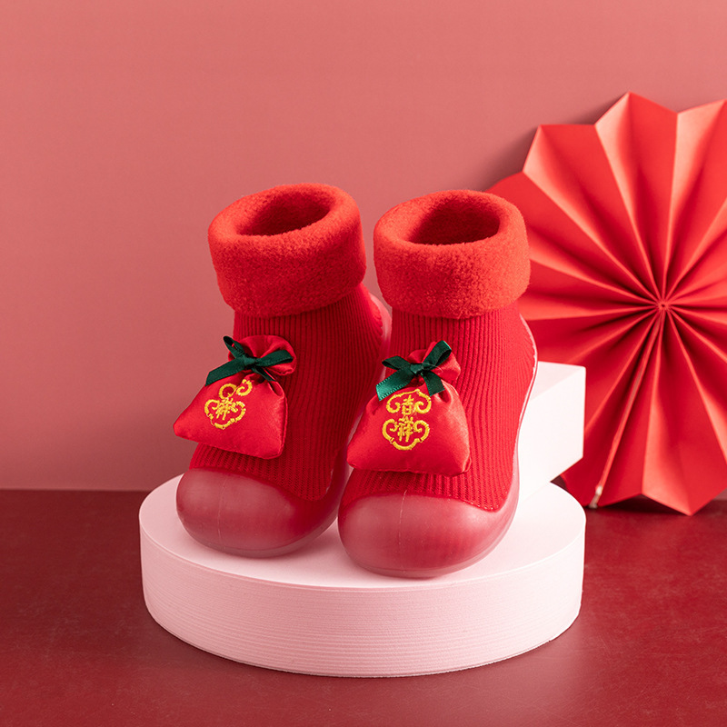 Navidad, Año Nuevo, invierno, calcetines para bebés, zapatos para bebés, zapatos para bebés image 16