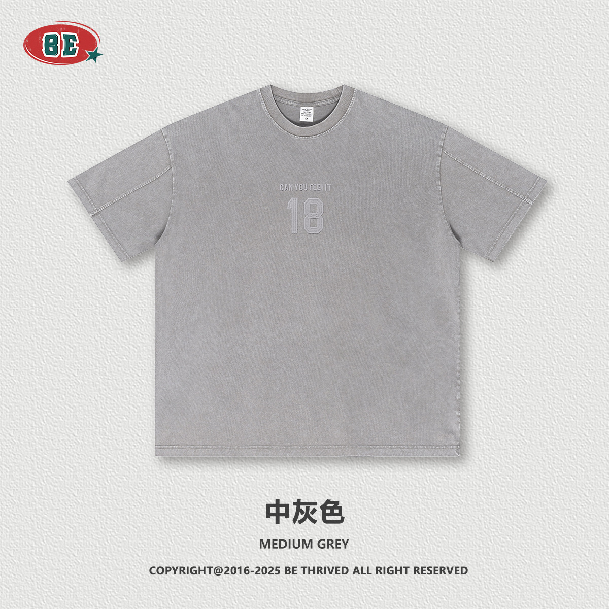 BE ropa de hombre | comercio exterior europeo y americano 3D bordado tridimensional retro marca de moda anticuado suelto vibe copo de nieve frito camiseta de manga corta hombres