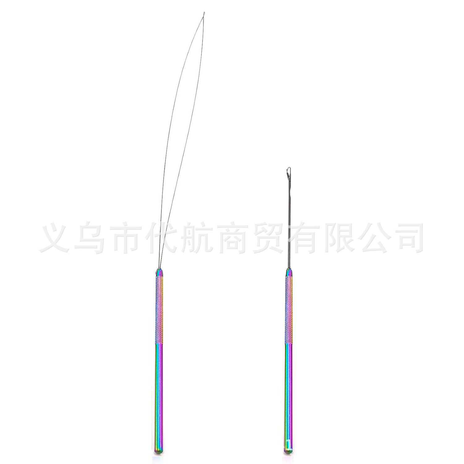 跨境电商 美妆不锈钢钩针假发接发钩针假发配件