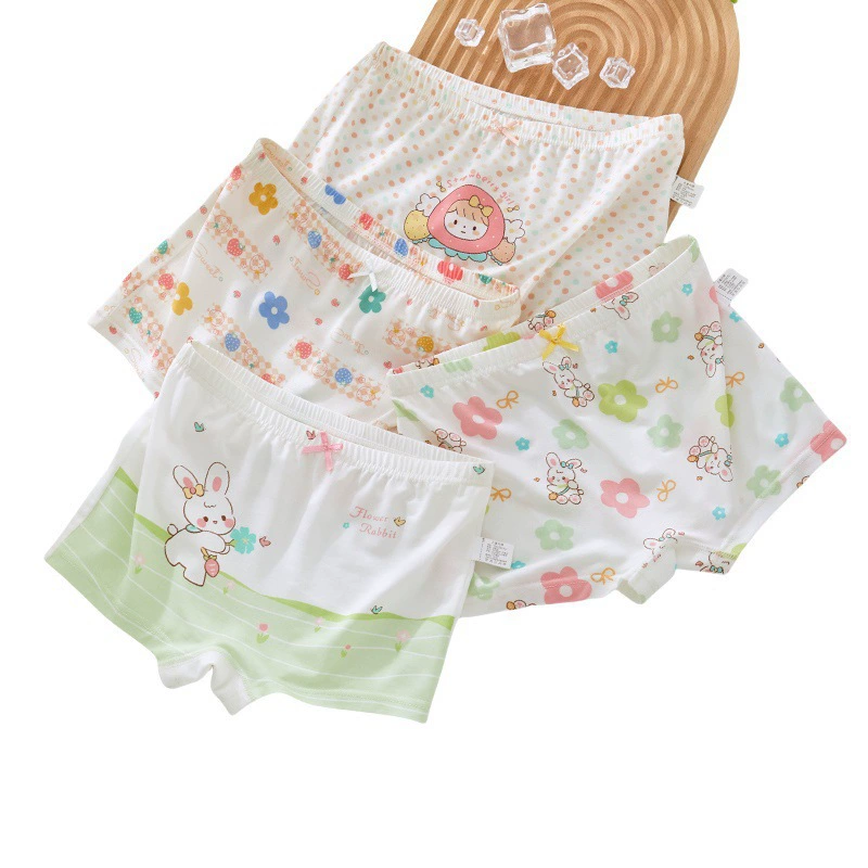 Underwear, thin children's silk trousers girl's, for teenagers
