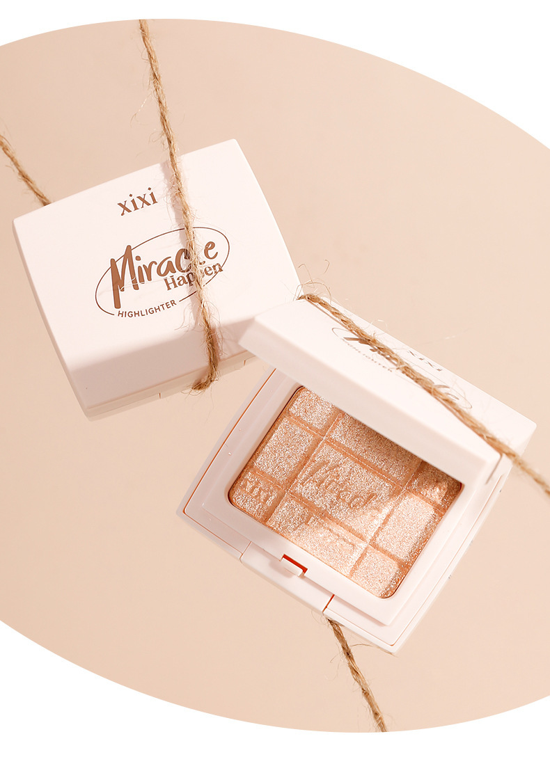xixi Light and Shadow Miracle High Gloss Powder Plate Pearlescent Sparkling Sparkling Diamond Facial Brightening Three-dimensional Nose Shadow High Gloss Powder undefined