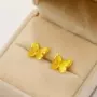仿真小众时尚蝴蝶耳钉