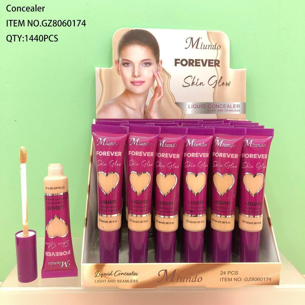 Concelador Mlundo, impermeable, anti-transpiración, duradero, no fácil de quitar el maquillaje, cubre las manchas de color, acné, desvanece las círculos oscuros.