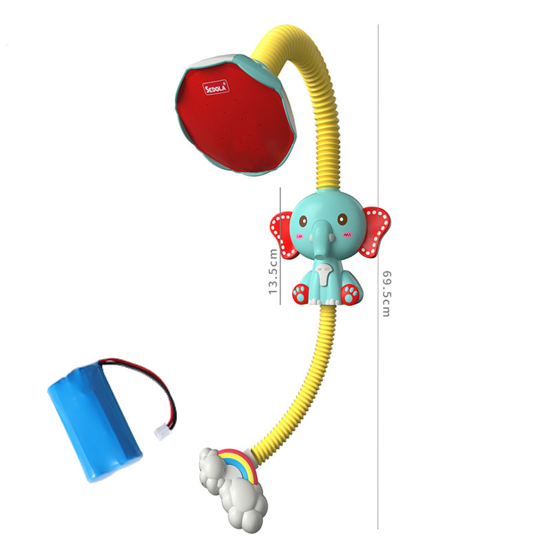 Envío libre de agua eléctrica rábano ducha submarina rociador interior para niños bebé baño Juguetes