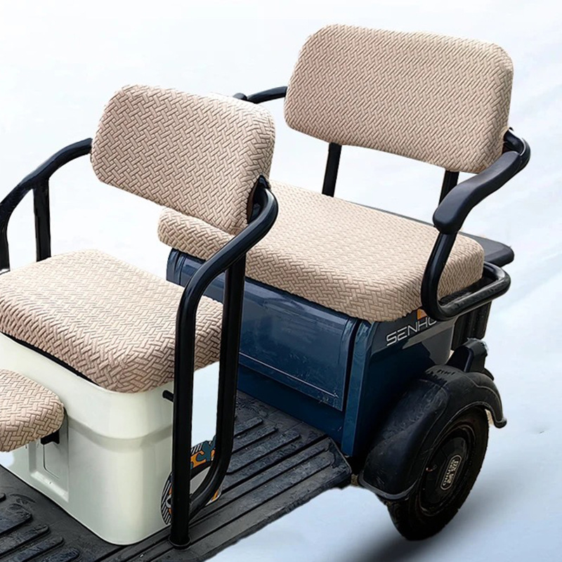 Three-Wheeler Seat Cover, Universal for All Seasons, Fully Enclosed Elastic Seat Cover, Universal Electric Three-Wheeler Seat Cover, Seat Protector