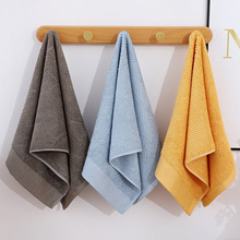 跨境批发竹纤维毛巾成人洗脸面巾加厚柔软吸水超市促销广告礼品