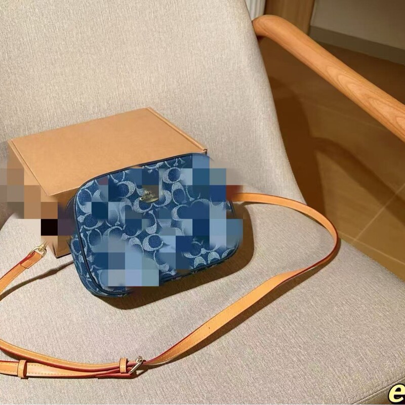 Koucujia Female Cowboy Chanel Bucket Mahjong Bag Teri Armpit Bag Fashionable Shoulder Crossbody Tote Bag