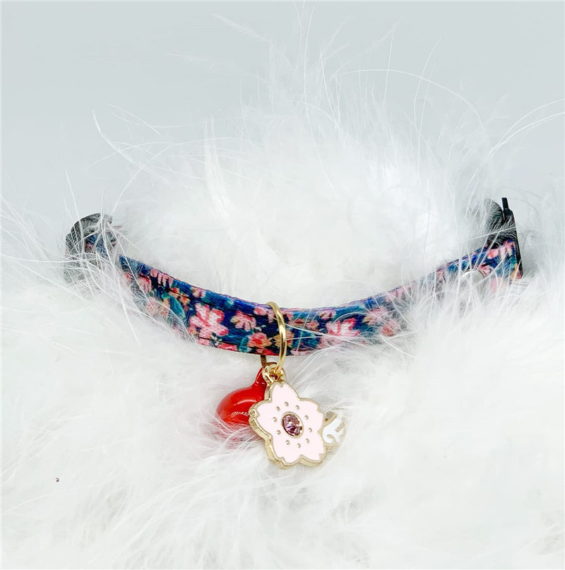 British Style Polyester Star Moon Flower Pet Collar display picture 5