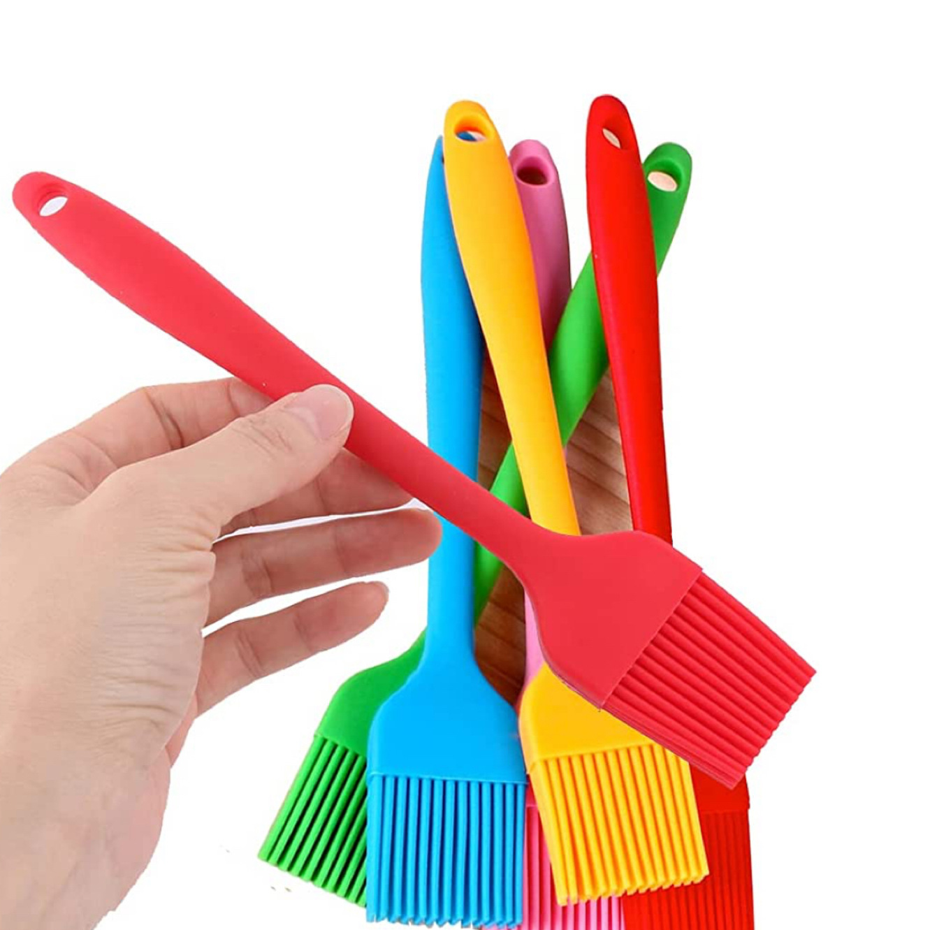 Alta temperatura resistente de silicona parrilla cepillo de silicona hogar cepillo de cocina cepillo de silicona herramienta de hornear