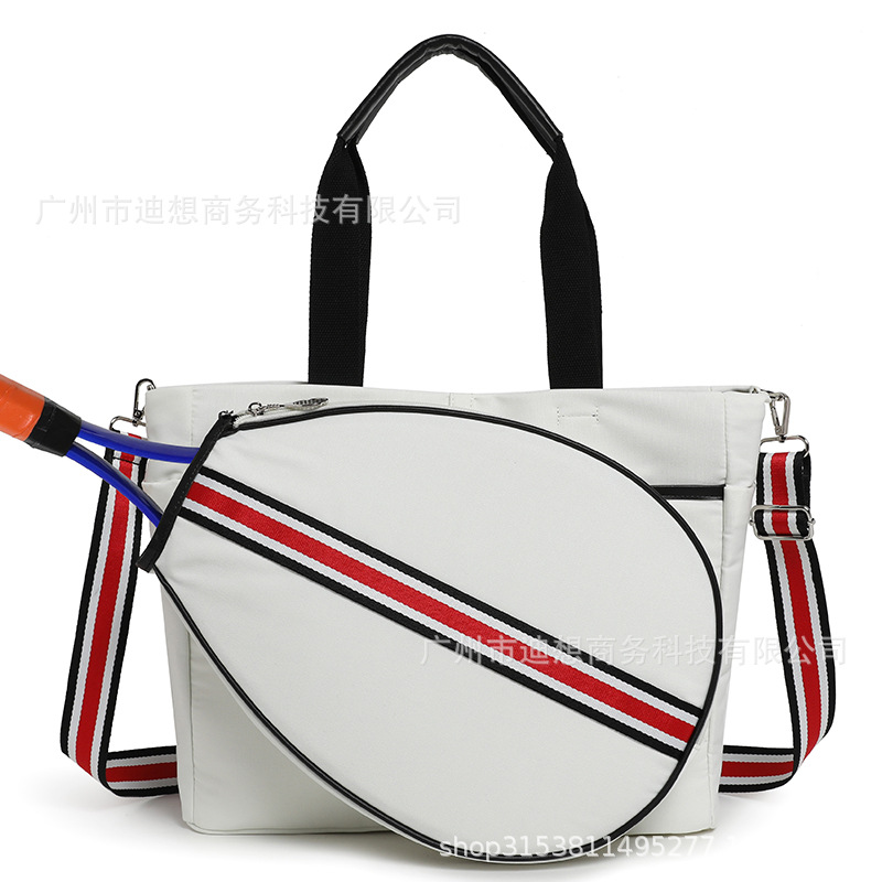 Nuevo bolso de raqueta de tenis de deportes al aire libre de bádminton impermeable de gran capacidad, almacenamiento de raqueta, mochila individual, bolso de mensajero portátil image 3