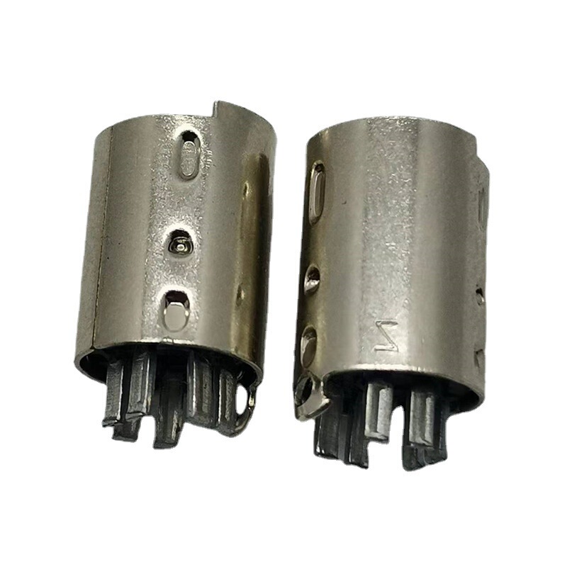 Factory price supply cross-border supply mini din6P male connector plug 6p plug mini iron shell iron pin