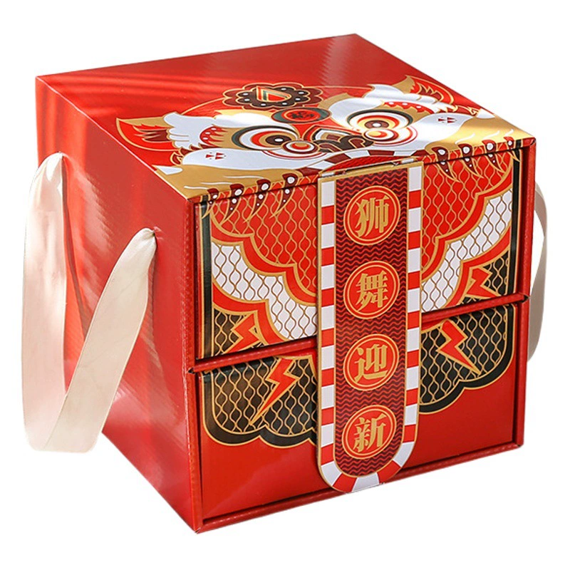 Подарочная коробка «Год Лошади», ручная упаковка для подарков, подарочная коробка с индивидуальным логотипом, сувенирная подарочная коробка, коробка с индивидуальным цветом, пустая коробка