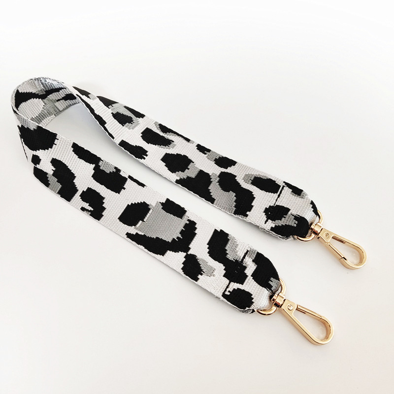 New Color Leopard Print Wide Shoulder Strap Unadjustable One-shoulder Crossboby Bag Long Strap Handbag Strap Accessory Strap display picture 9