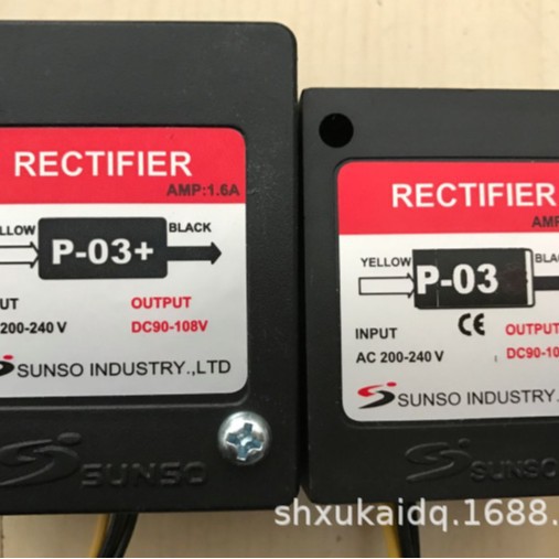 SUNSO INDUSTRY.,LTD  SUNSO整流器镇流器 P-03+  P-03