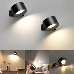 LED ウォール スコンス ライト、3 つの明るさレベル、3 つのカラー モード