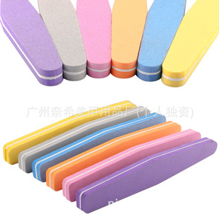 Nail art sponge rubbing strip manicure professional polishing strip thickness rubbing strip nail art tool polishing strip trimming double-sided