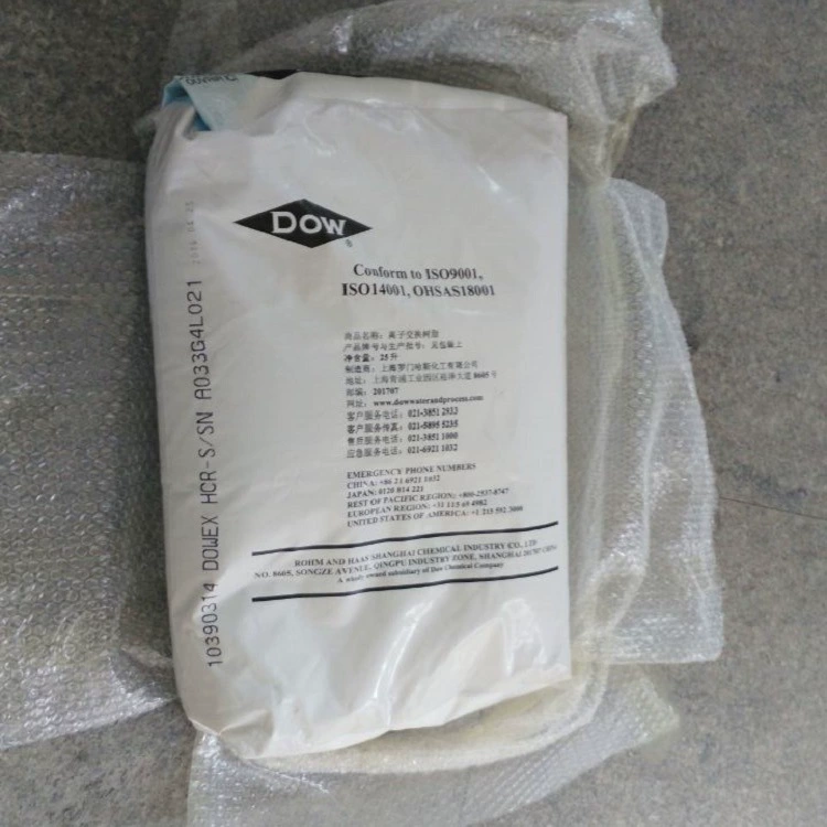 DuPont Dow пищевая мягкая вода смола катионное обменное смола питьевая вода смягчающая смола HCR-S/S