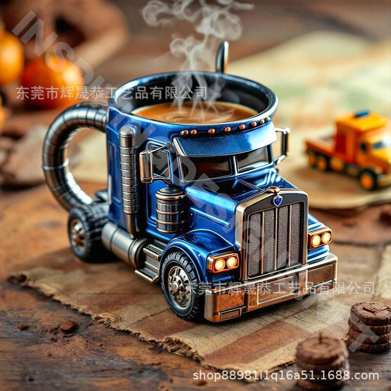 国境を越えたアマゾンの爆発物Semi-Truck Coffee Mugsセミトレーラーコーヒーカップ|undefined