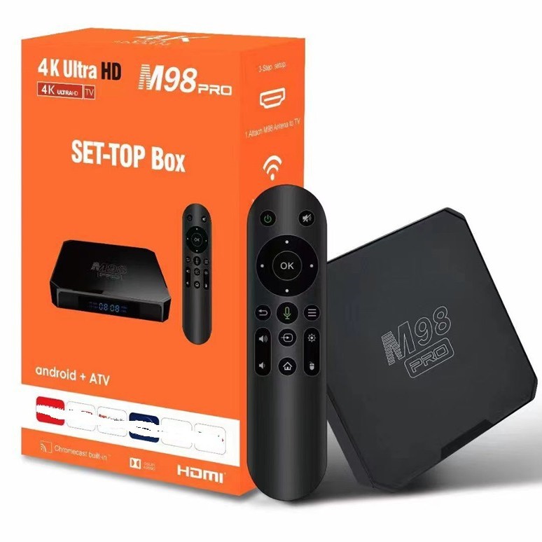 Factory Direct Supply Overseas TV Box M98PRO TV Set Top Box HD Network TV Player Set Top Box
