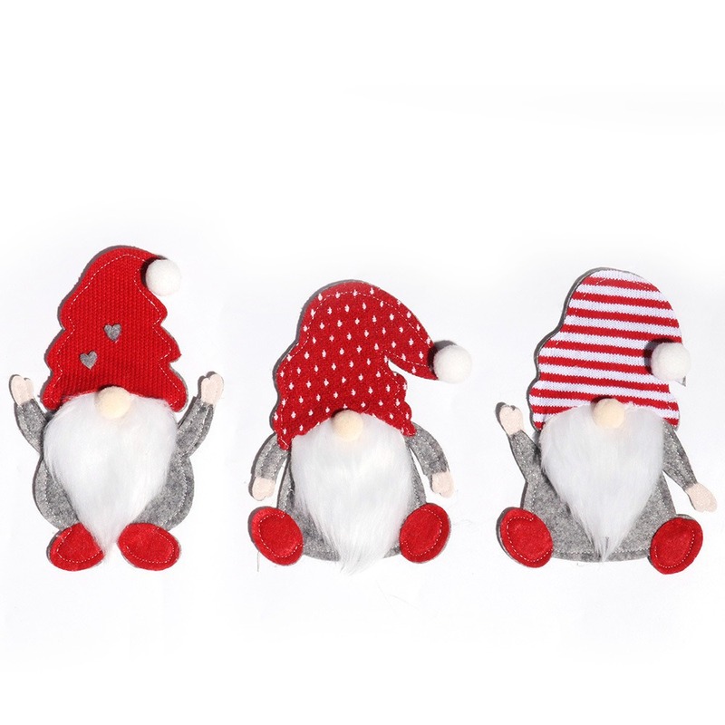 クリスマス装飾品平安夜レストラン無顔人形森老人ナイフフォーク袋クリスマスナイフフォークセット食器セット|undefined