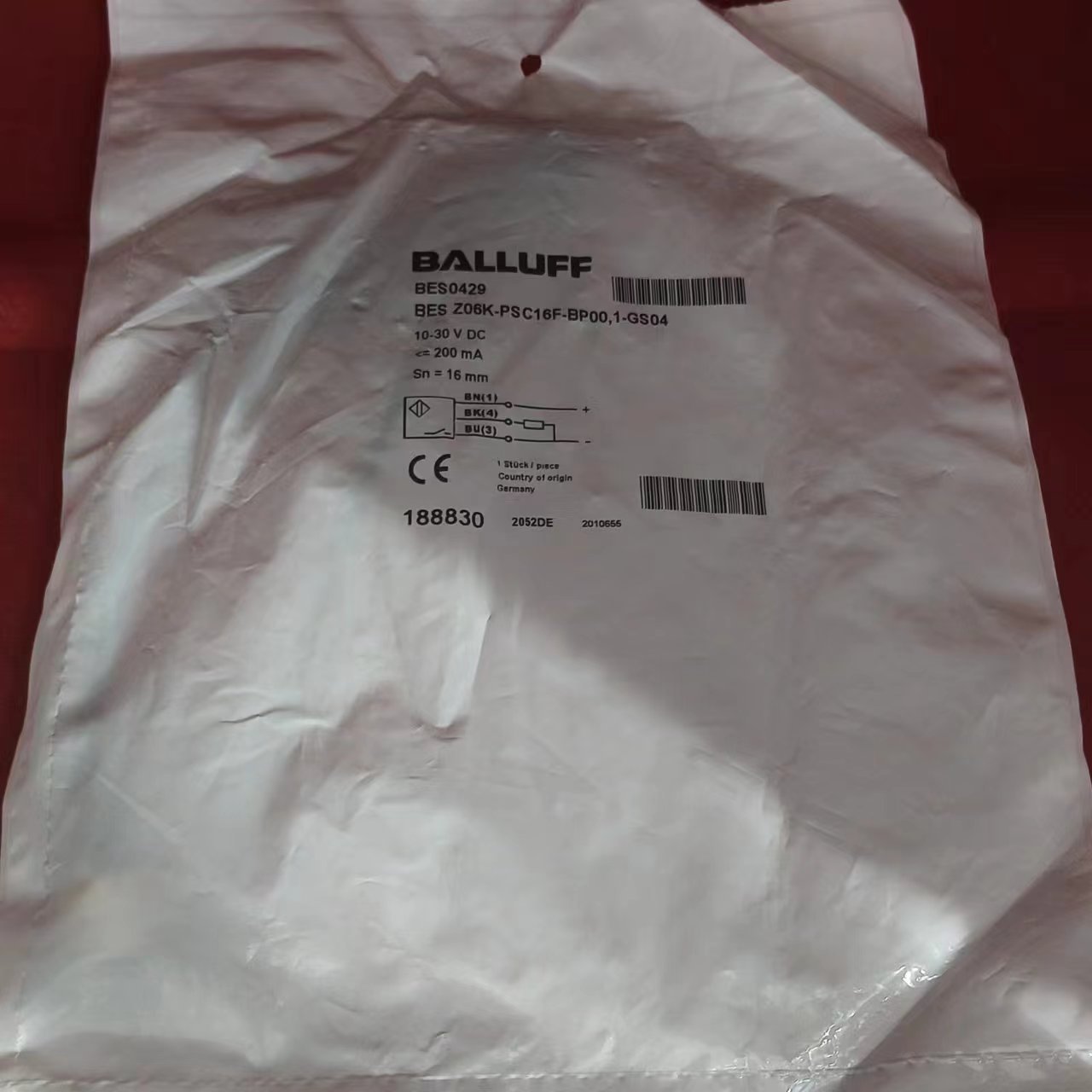 全新原装正品巴鲁夫传感器BES0429 BES Z06K-PSC16F-BP00,1-GS04