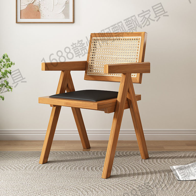 Cherry color [black leather] thickened and reinforced