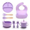 Violet eight-piece set