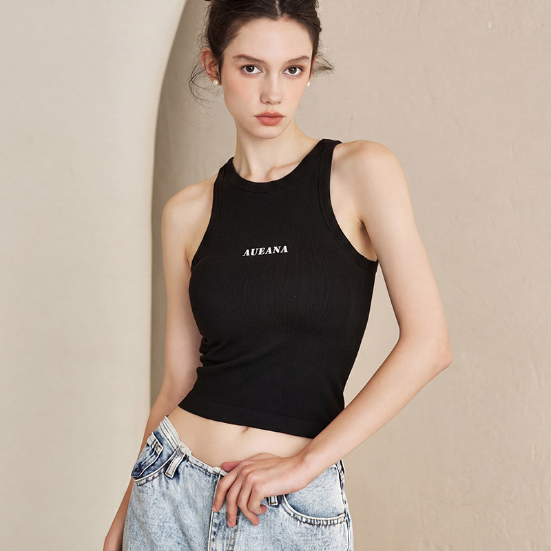 Korean Style Instagram Style Threaded V-neck Sling Women's Beautiful Back Lace Neckline Foundation All-match Comfortable Inner Small Vest