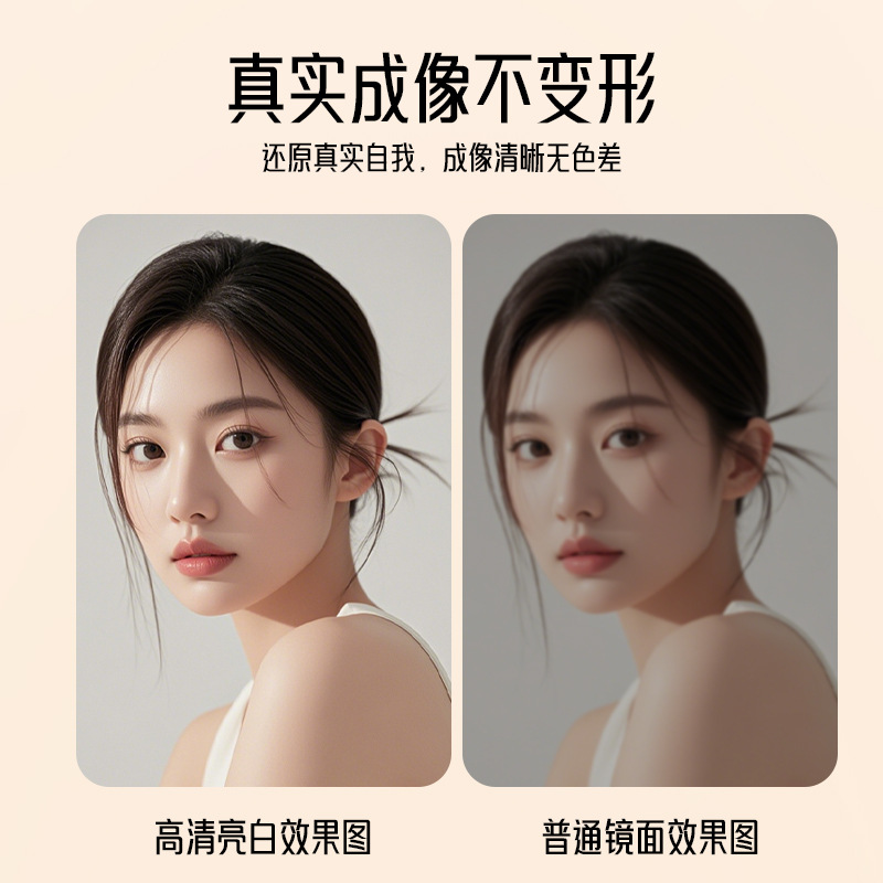 Espejo de maquillaje de estilo medieval, mirillo de vestir, espejo de pared, espejo de baño de forma especial, espejo de escritorio, espejo colgante retro