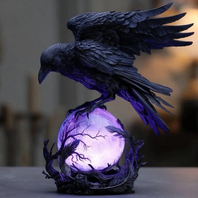 Cross-Border Popular European-Style Night Light Lamps and Lighting Fixtures for Study Rooms, Creative Eagle Table Lamps