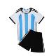 Children's football uniforms suit game jerseys printed summer primary and secondary school boys and girls training light version of the ball uniform wholesale