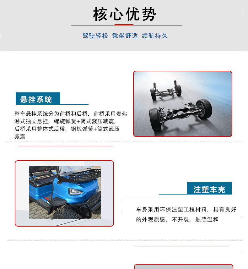 Electric Golf Cart Golf Course Scenic Resort Hotel Shuttle Bus 2-4-6 Seats Sightseeing Tour Bus Viewing Room