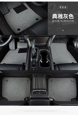 Modelə uyğun ayaqaltı | Trunk - speedmaster-4runner-2013-2024-models-five-seater-double-decker-fully-surrounded-floor-mats-tpe-gray-chenille-carpet