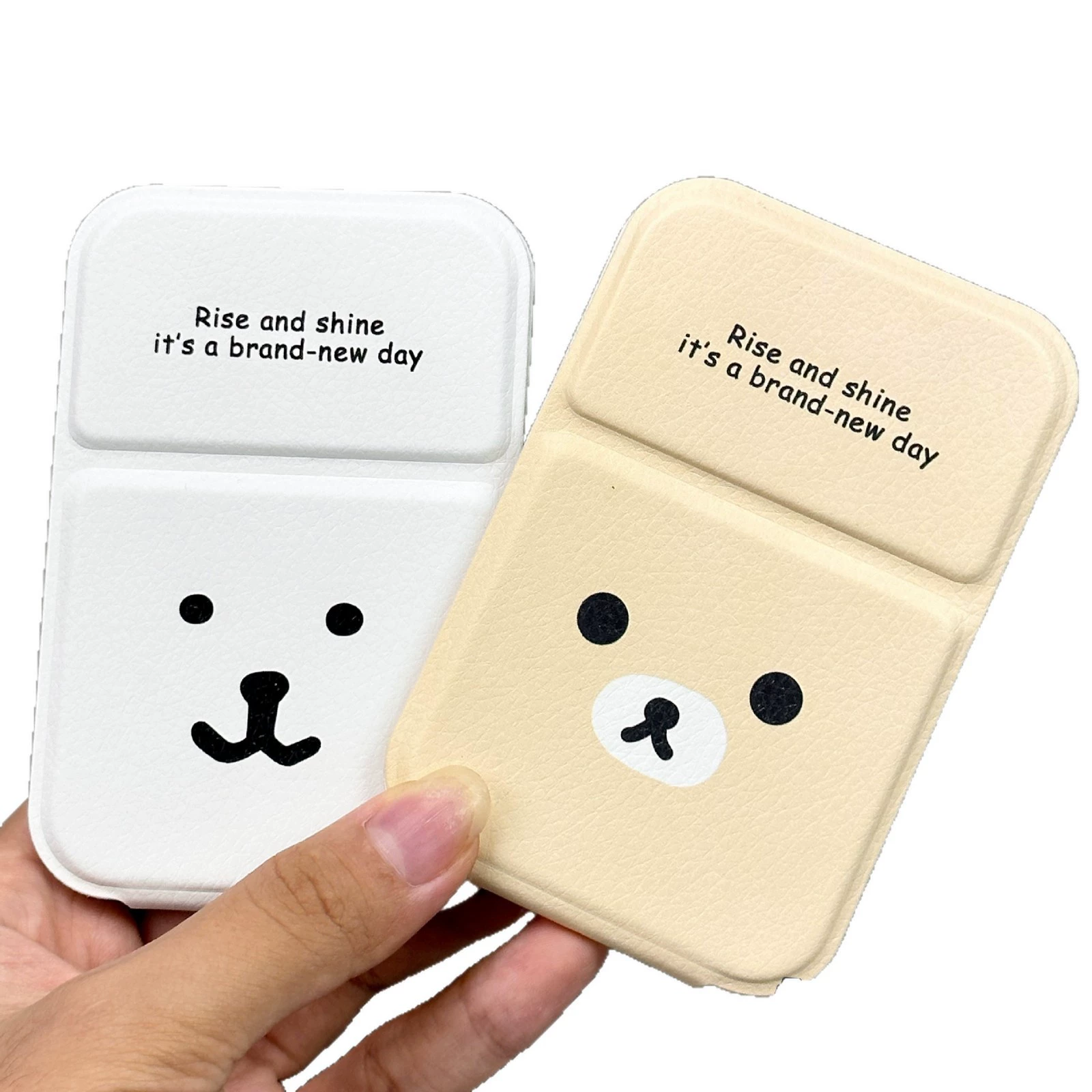 Cute handheld folding mirror for students