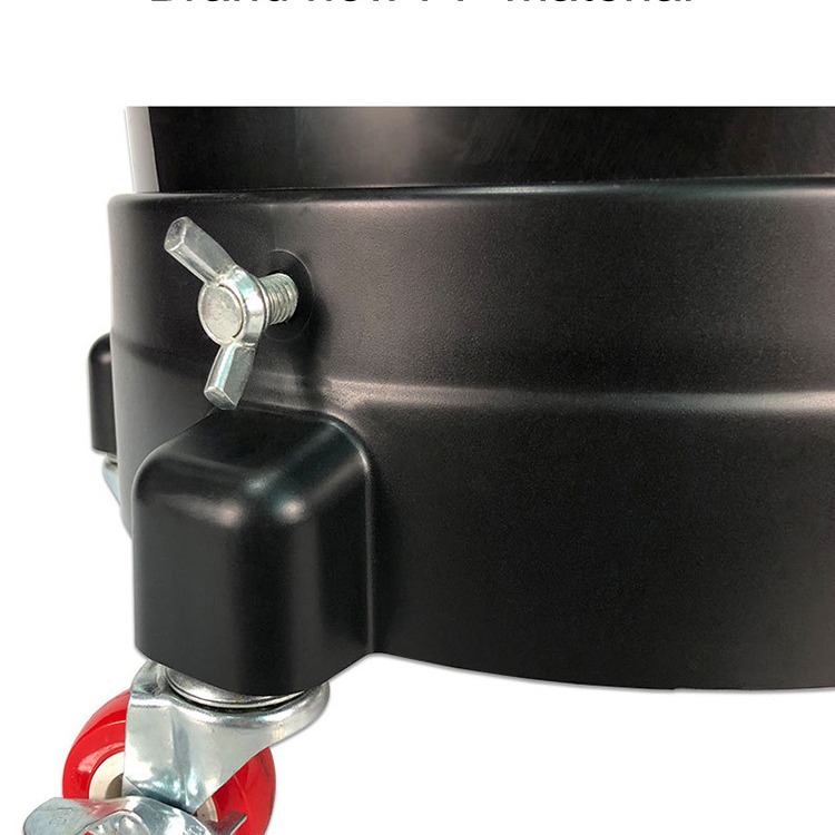 羊毛盘 清洗桶 羊毛盘抛光棉快速洗盘机清洁器 滑轮式沉沙洗车桶