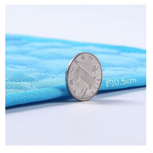 Summer solid color ice silk mat pet mat, cold feeling pet mat, summer cat and dog cooling breathable dog ice mat cross-border
