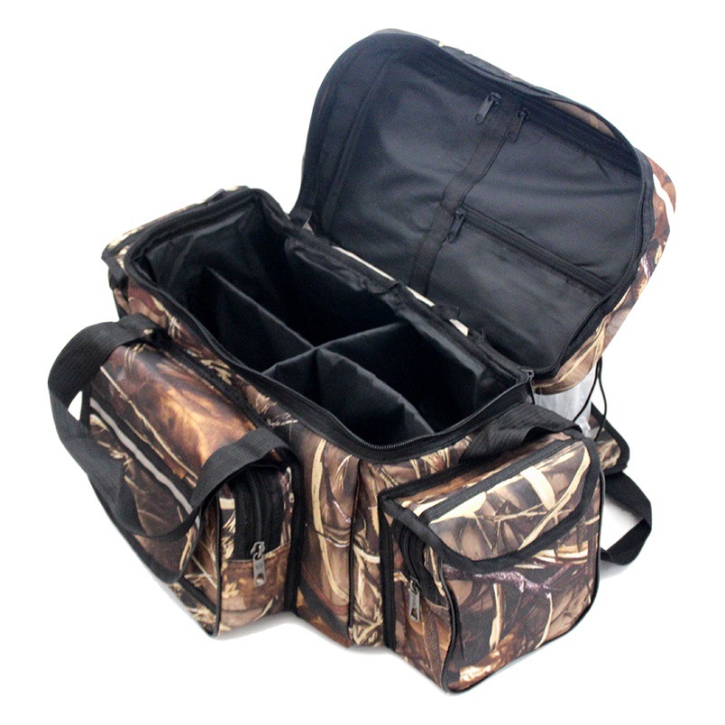 Luya bag shoulder messenger bag large capacity fishing gear shoulder bag K104 straw
