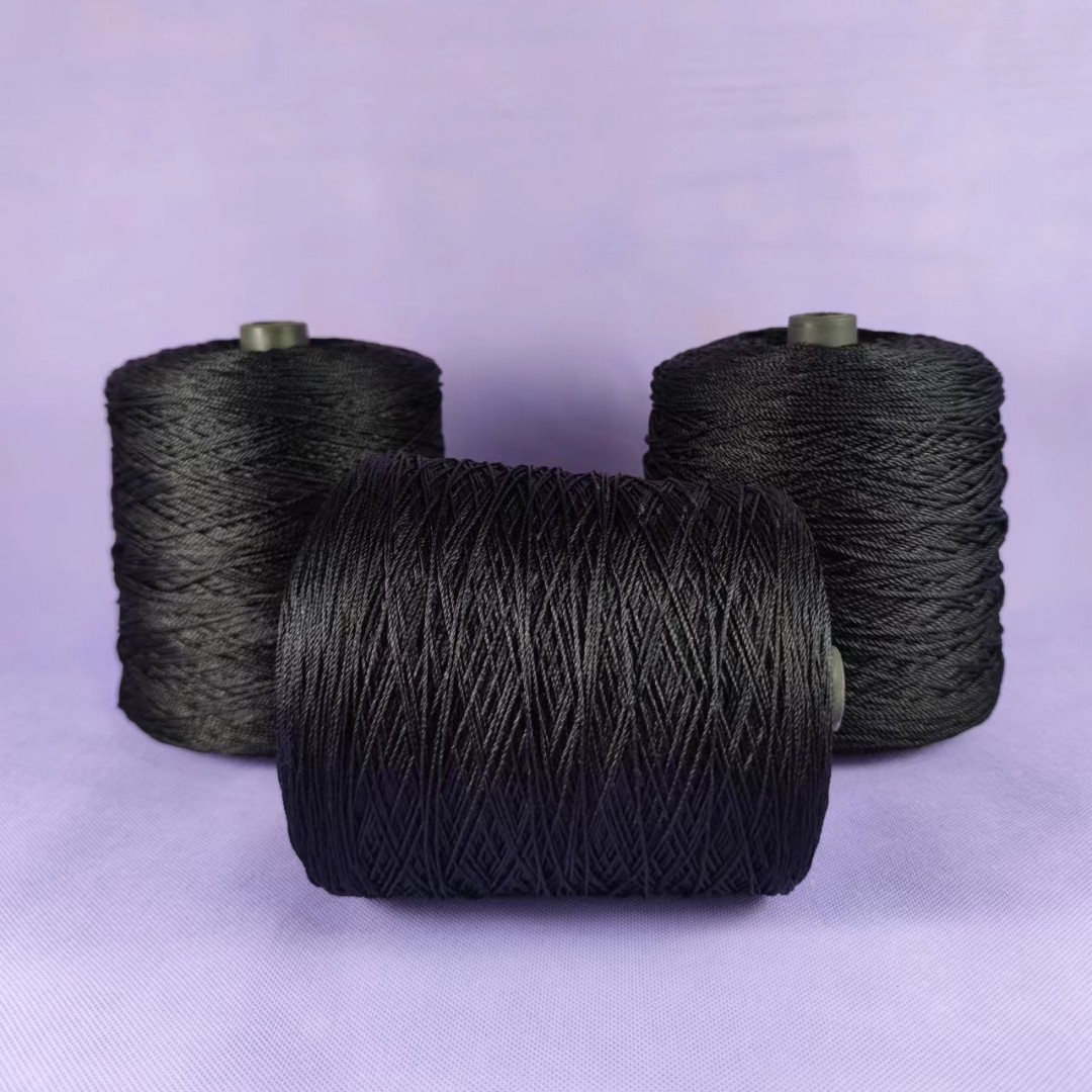 黑色涤纶线商标吊牌线1mm粗黑色服装吊牌线吊粒线印刷包装专用绳