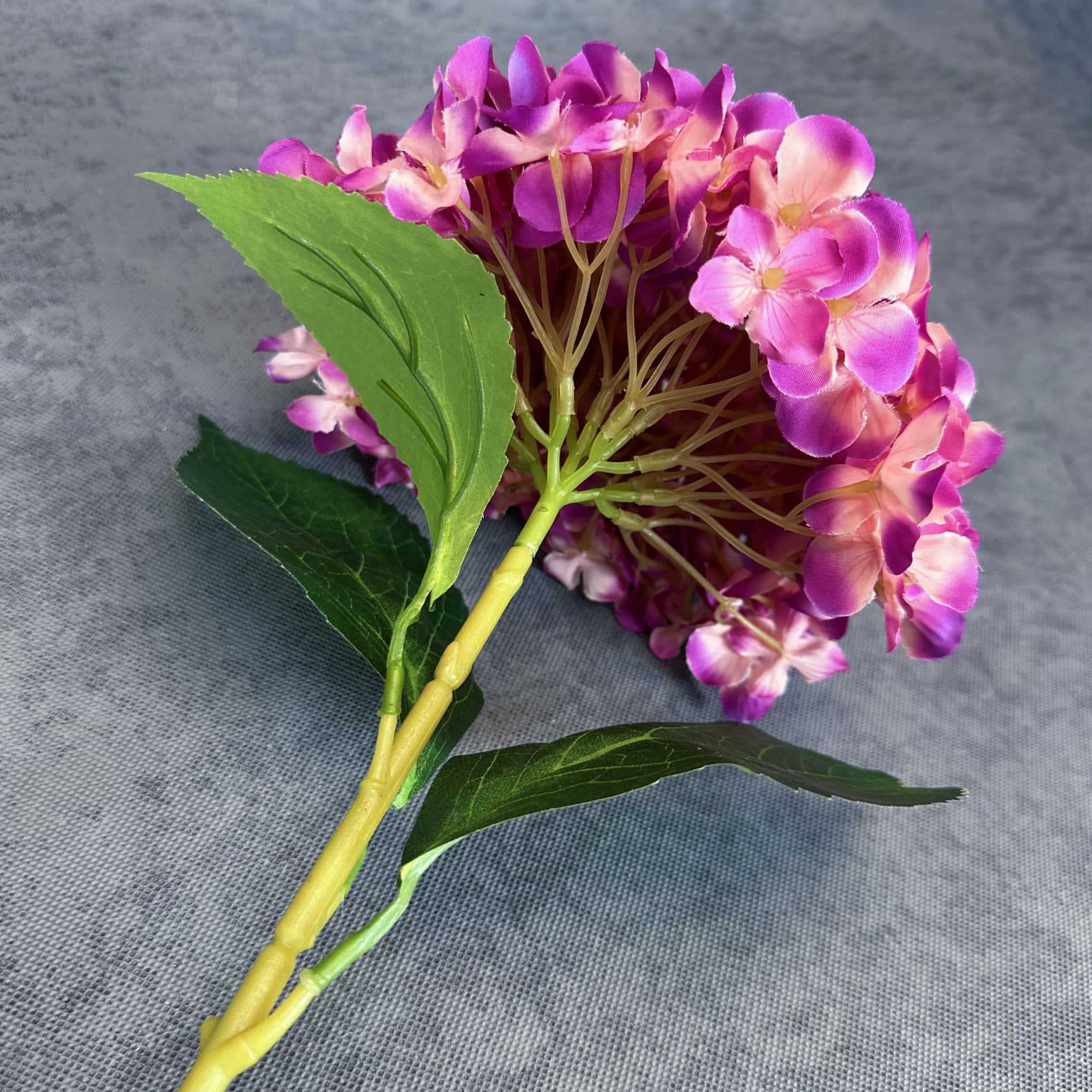 Flor artificial 216 piezas Impresión 3D Gran diseño de escena de boda de hortensia Decoración del hogar Decoración de flores falsas transfronterizas al por mayor